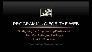 Creating and Updating NetBeans Templates - Programming for the Web