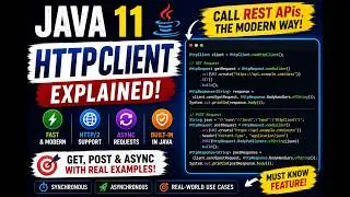 Java 11 HttpClient Explained | Complete Guide with Real-Time Examples