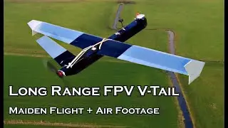 Setup and Flight of my V-Tail Pusher for Long Range FPV & Autonomous Missions
