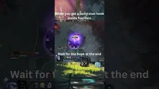 When you get lucky stun hook in fountain! WD Slark Pudge Luna! #dota2 #dotawtfmoments  #dota2fight