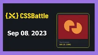 CSS Battle Solution | Daily Targets - 08th September 2023 | CSS3 | CSS Challenge