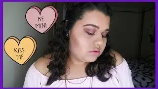 Warm Pink Halo Valentines Day Makeup Look || Jasmin Vega