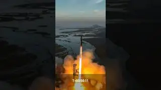 LIFTOFF! Starship Launches From Starbase, TX