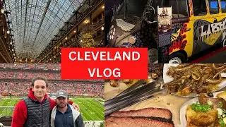 MY FIRST TIME IN CLEVELAND OHIO! | CLEVELAND ROADTRIP VLOG | SEEING TOM BRADY PLAY!
