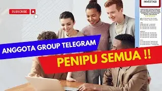 TELEGRAM GROUP SCAM, ALL MEMBERS ARE COMPLICATED!!