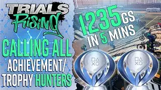 Unbelievable Trick To Get 1235G In Under 5 Minutes *(PATCHED)* | Trials Rising Achievement Hack!