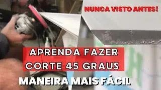 Passo a Passo - Corte 45º em Porcelanato.