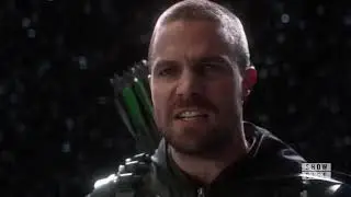 Elsewords Crossover Finale 4x09 Oliver talks to The Monitor and Asks to change Destiny (HD)