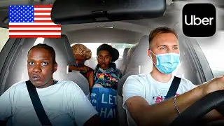 Непристойное поведение чернокожих в такси США. Работа таксиста в Америке.