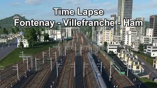 Transport Fever 2 : LP05 Bonus 1 - Time lapse Fontenay - Villefranche - Ham