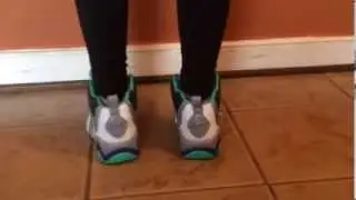 Reebok Kamikaze II on foot
