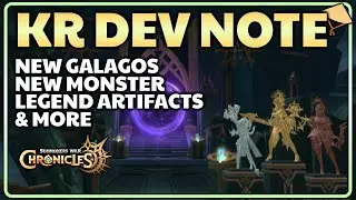 KR DEV NOTE - New Monster (Fairy Queen), New Galagos, Legend artifacts - Summoners War Chronicles