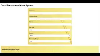 AGRICULTURAL CROP RECOMMENDATION BASED ON SEASON AND PRODUCTIVITY