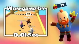 Won game by 0.01 sec | Stumble guys crown push 25 to 29 | The Obstinate