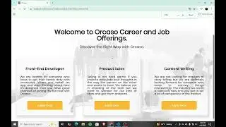 The Orcaso Careers Page