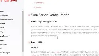 Создание проекта на Laravel