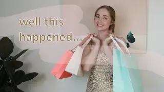 Australian designer shopping haul & try on