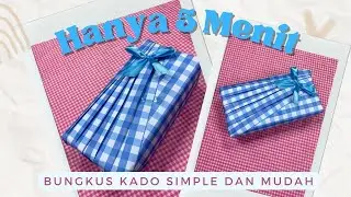 Cara membungkus Kado Simple dan Mudah ~ easy gift wrapping #tutorial #video #wrapping