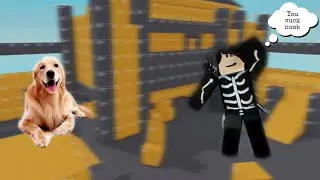 Toxic kid 1v1s a dog in Roblox Arsenal | instantly regrets it