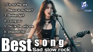 SLOW ROCK BALLAD - I'm not the one || Domz music || Official Music video