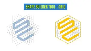 Grid + Shape Builder Tool Logo Design in Affinity Designer v2