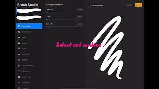 How to make a  out line brush
