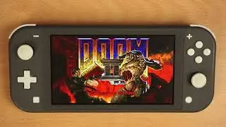Doom 2 on the Nintendo Switch Lite