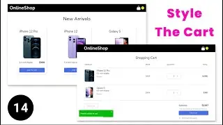 Complete Shopping Cart 🛒 - 14 Styling the Shopping Cart | React and Redux Toolkit Course 🔥