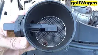 VW Touareg mass air flow sensor replacement
