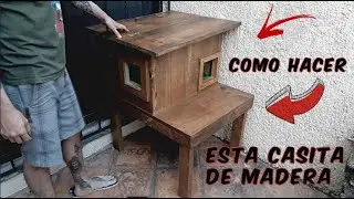 Como hacer una casa para gatos🔨