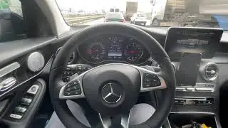Автопилот на Mercedes GLC в тянучке.