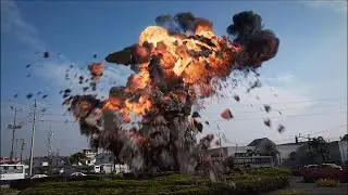 LMS - Houdini VFX - RBD and PYRO Destruction