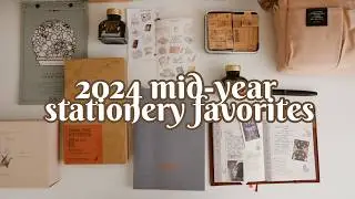 2024 mid year stationery favorites; planners, storage, pen & ink, stamps and sticker sheets
