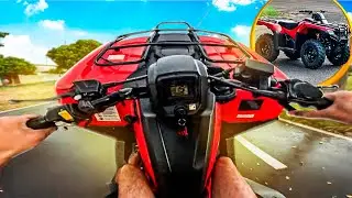 COMPREI UM QUADRICICLO HONDA FOURTRAX 4X4!