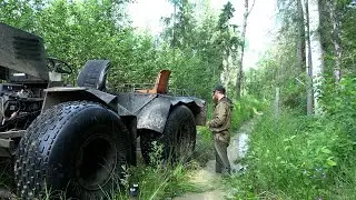 Собираем гусиные чучела, палатку УП-5 \ Колесо походу всё