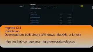 Install Golang Migrate on Windows