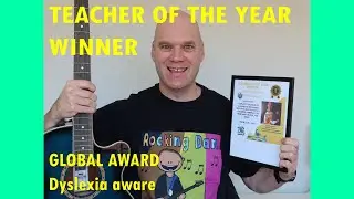 I was named Global Teacher of the Year (Dyslexia Aware) by Nessy.