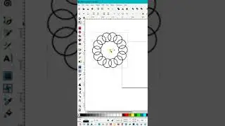 Rotate Copies Effect in Inkscape #shorts