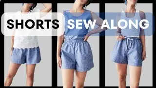 BurdaStyle Shorts 07/2023, 129B Sew Along// Beginner-Friendly Shorts Pattern Sewing Tutorial