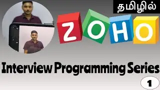 Zoho Interview Question with Answer - Level 2 -  Program 1 -  Java - Logical Programs || Payilagam