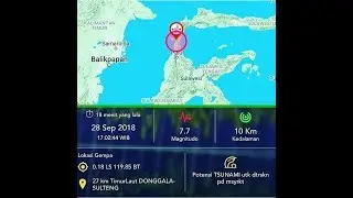 GEMPA 7,7 SR DI SULAWESI TENGAH DAN SULAWESI BARAT INDONESIA