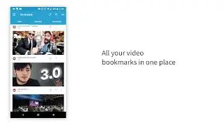 Vookmark Android - Easy Video Bookmarking
