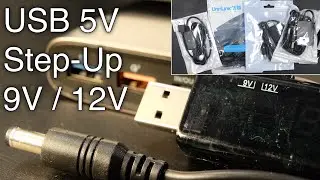 5V To 9/12V Step-Up USB Adapters - Do They Work?