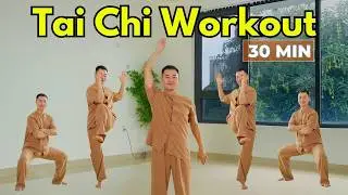 30 MIN Gentle Tai Chi 🔥 Burn Belly Fat & Ease Back Pain Naturally