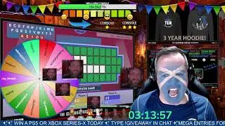 Wheel of Fortune time! LIVE!