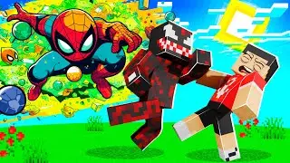 Abri um PORTAL para o HOMEM-ARANHA no MINECRAFT