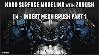 Hard Surface Modeling with Zbrush 04 - Insert Mesh Brush Part 1