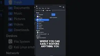 Don't use rm to delete something! You might regret it! 