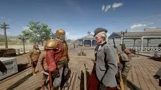 Teddy Brown and His Boys VS Jessica LeClerk and Juggernauts - Red Dead Redemption 2 - NPC Battles
