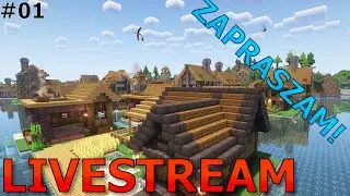 Zmodowany MINECRAFT, zaczynamy przygodę! (PONAD 440 MODÓW!) ZAPRASZAM LIVE #319